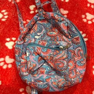 Paisley Patterned Backpack